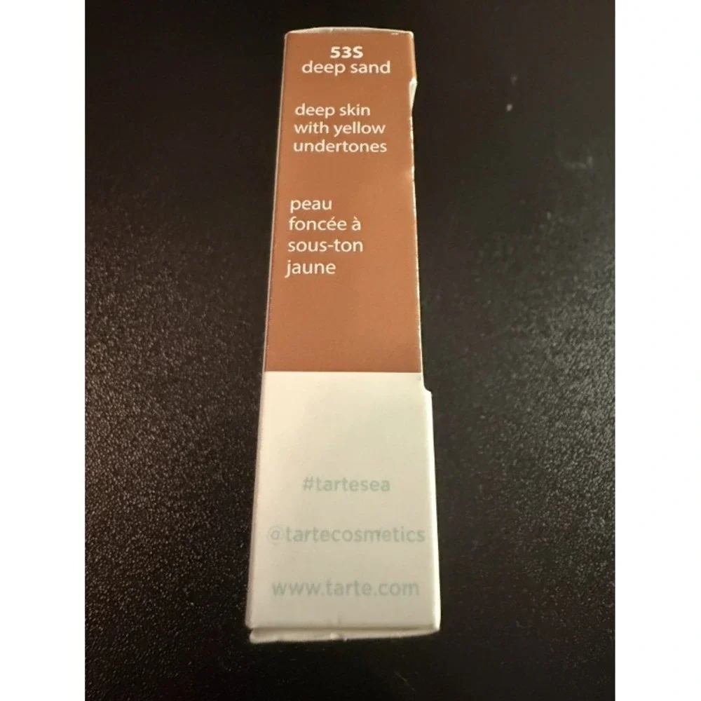 Tarte SEA Hydroflex Serum Foundation 53S Deep Sand Vegan Medium Coverage 0.33 oz